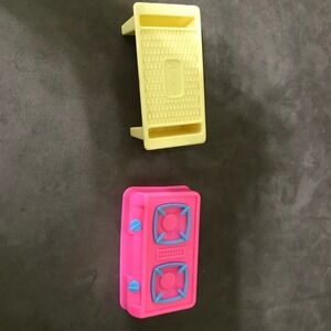 Playskool Yellow‎ Tray Pink Stove Top Doll Furniture